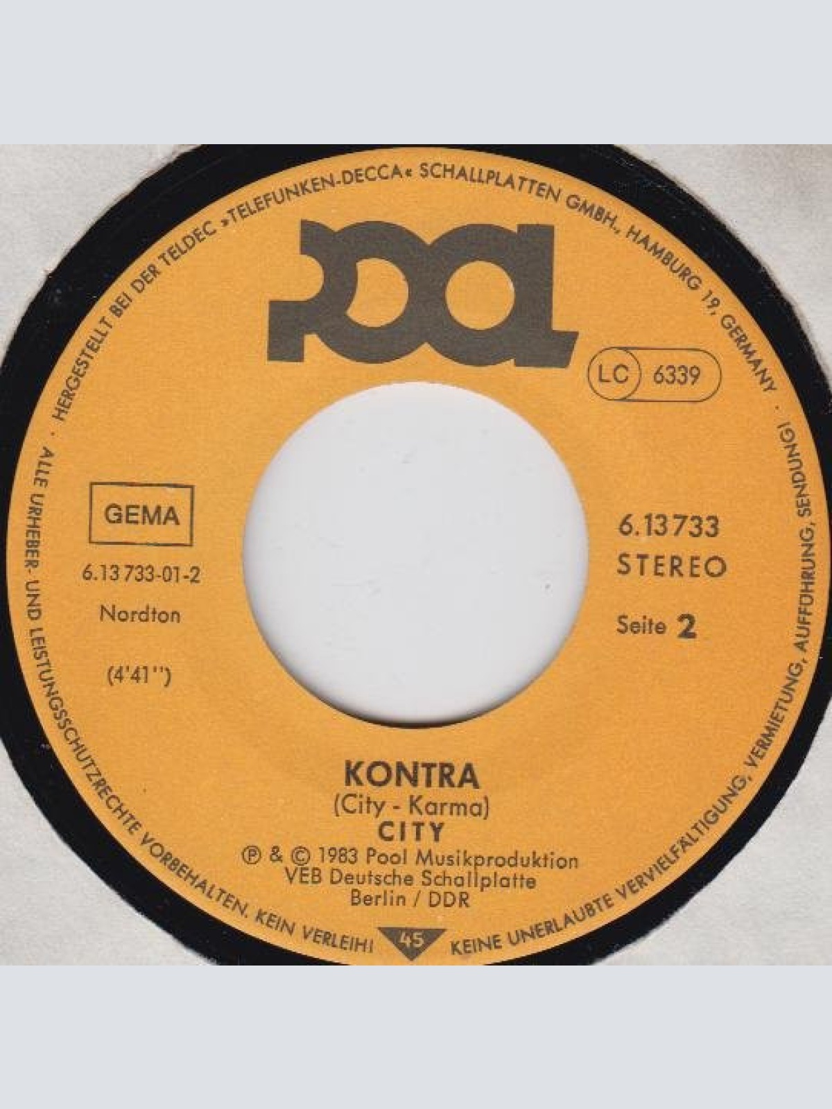 Vinyl / City (3) - Unter Der Haut