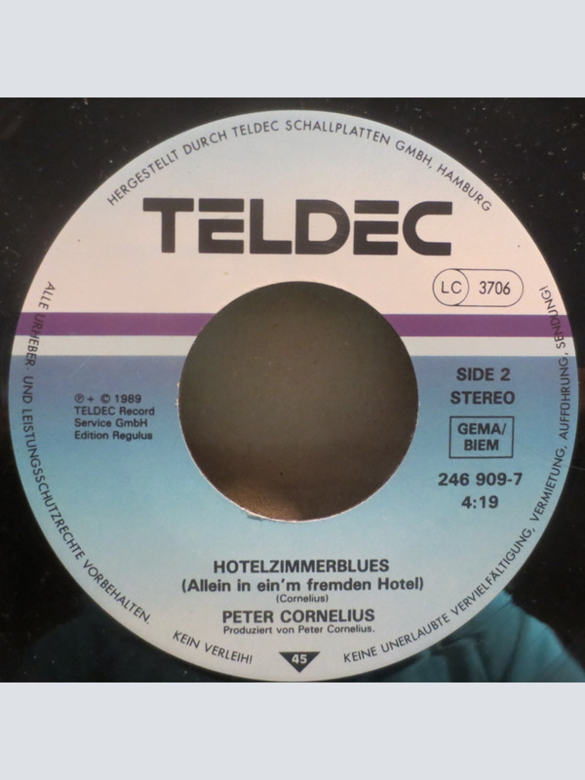 Vinyl / Peter Cornelius - Lang Hab' I G'sucht