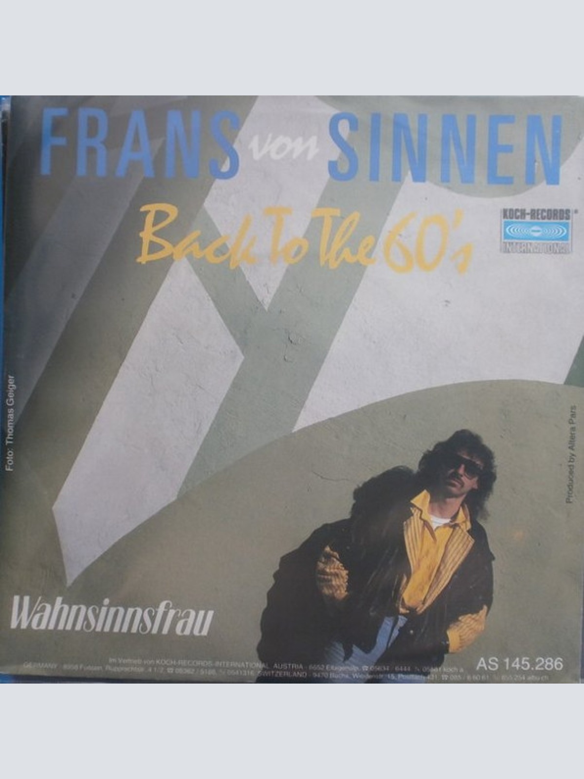 Vinyl / Frans Von Sinnen - Back To The 60's