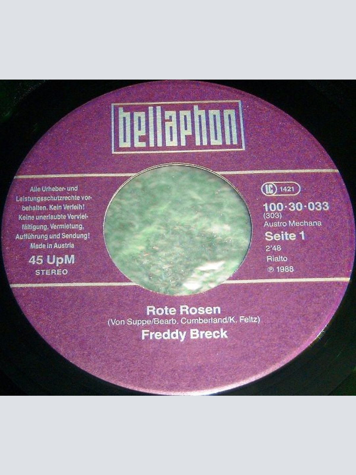 Vinyl / Freddy Breck / Mandy Und Die Bambis - Rote Rosen / Melancholie