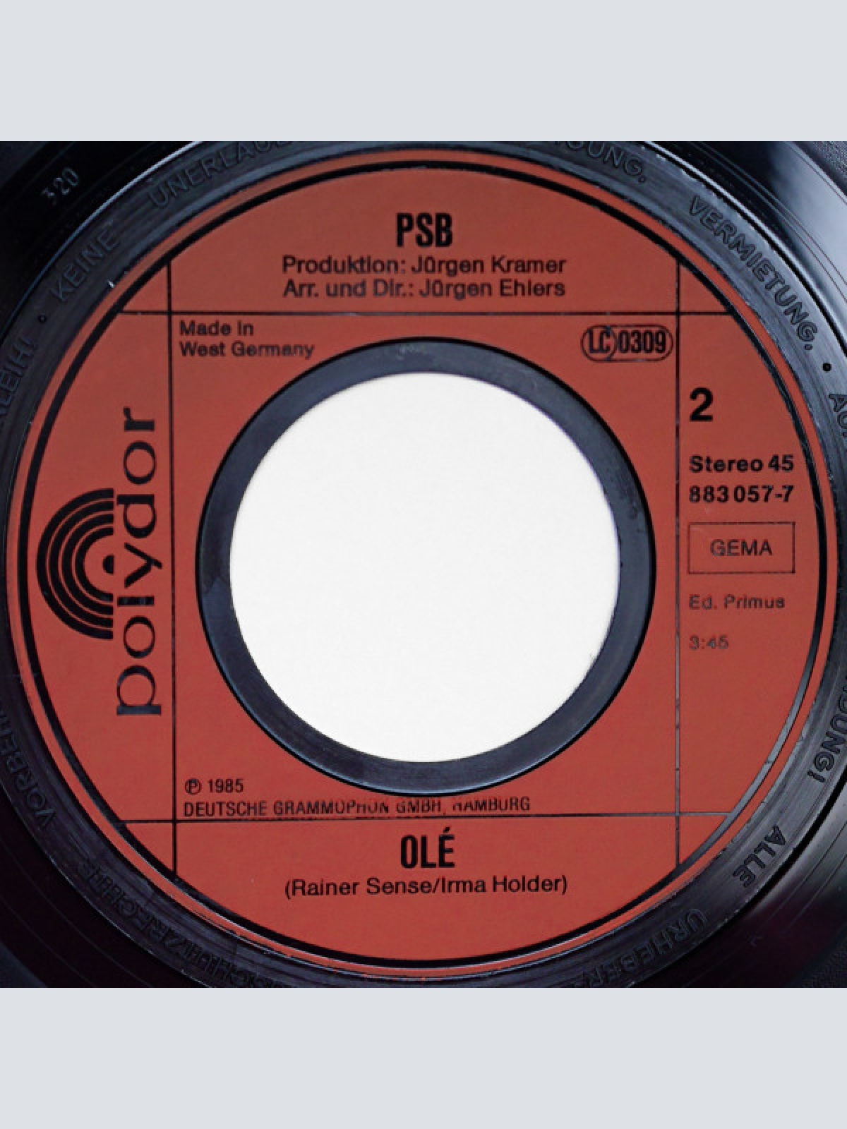 Vinyl / PSB* - Heute Live