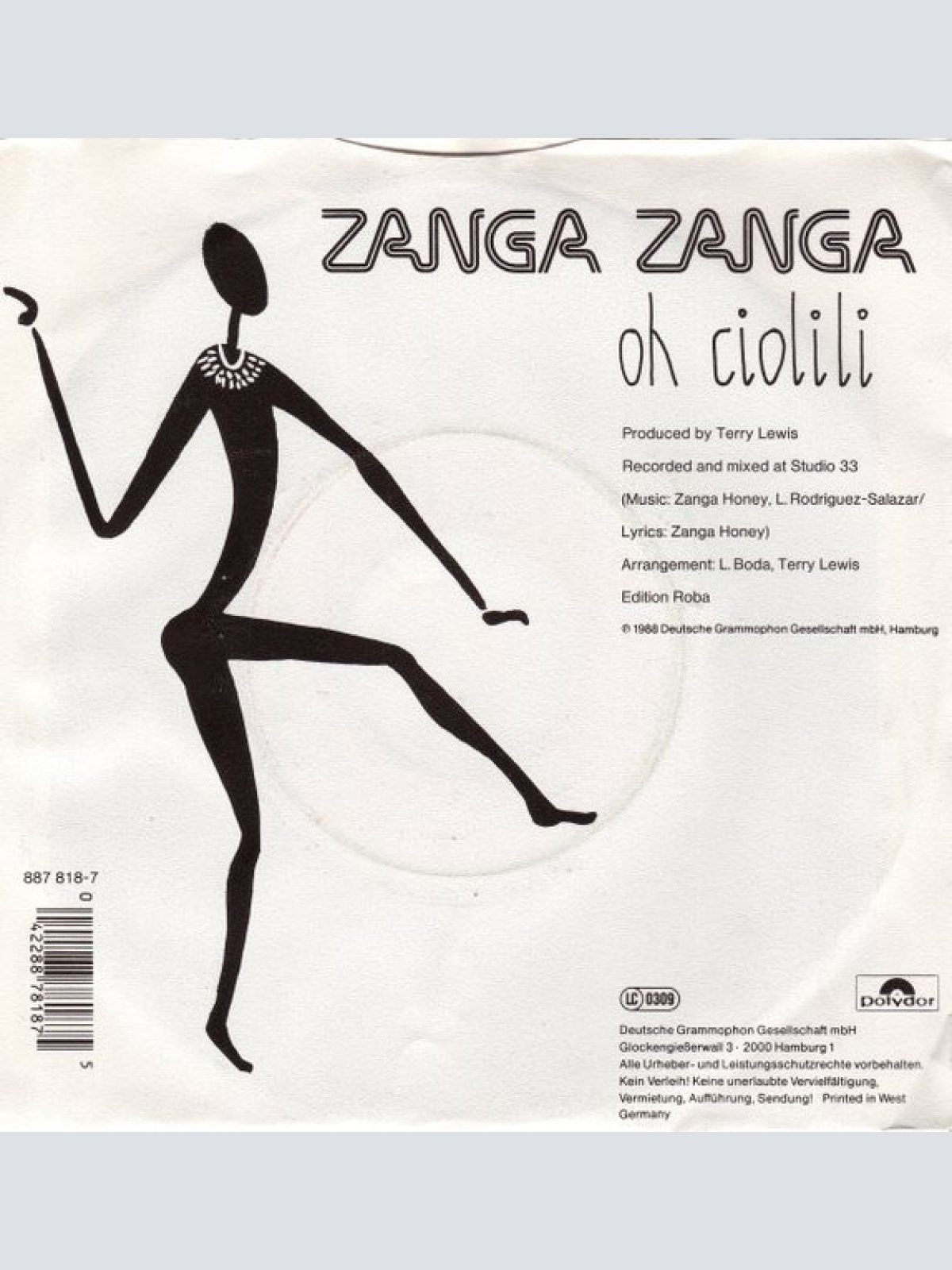Vinyl / Zanga Zanga - Oh Ciolili
