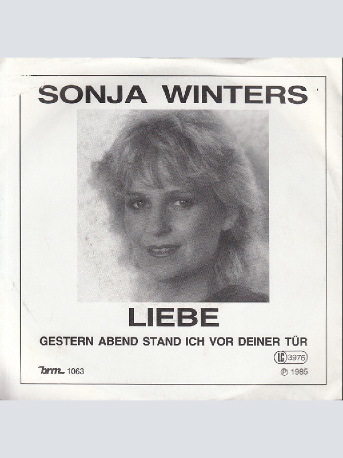 Vinyl / Sonja Winters - Liebe