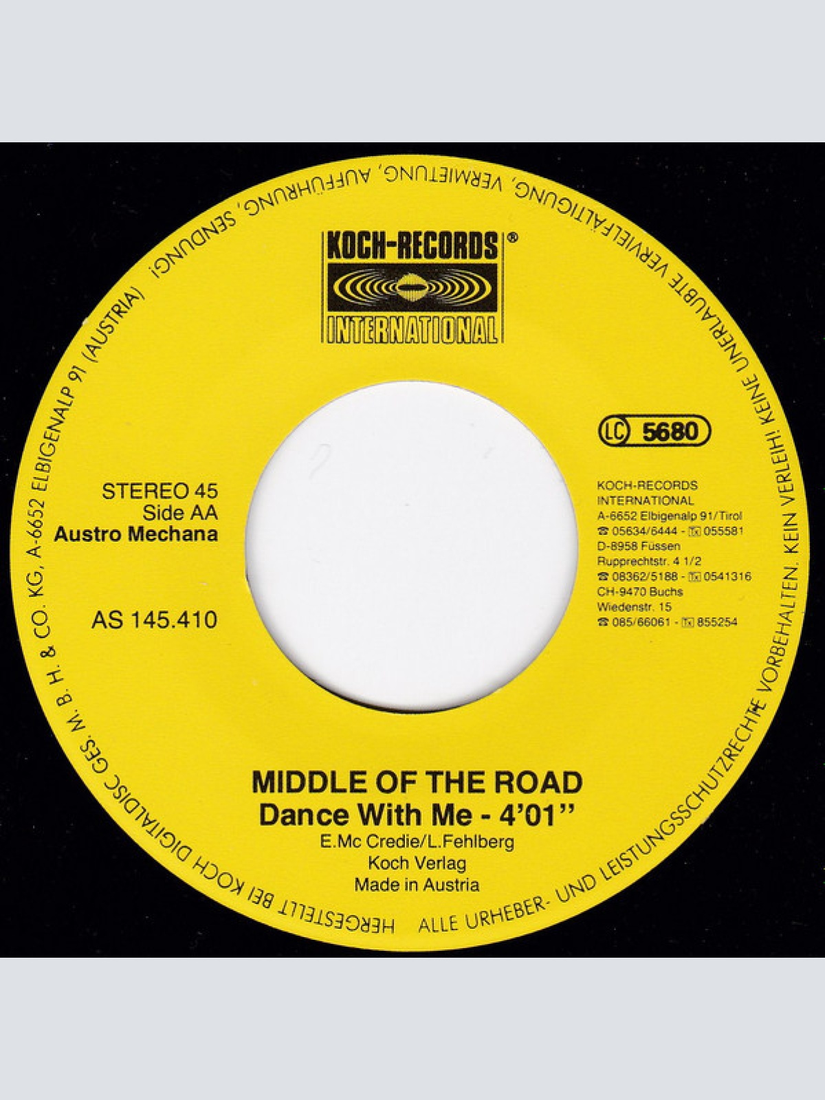 Vinyl / Middle Of The Road - Chirpy Chirpy Cheep Cheep