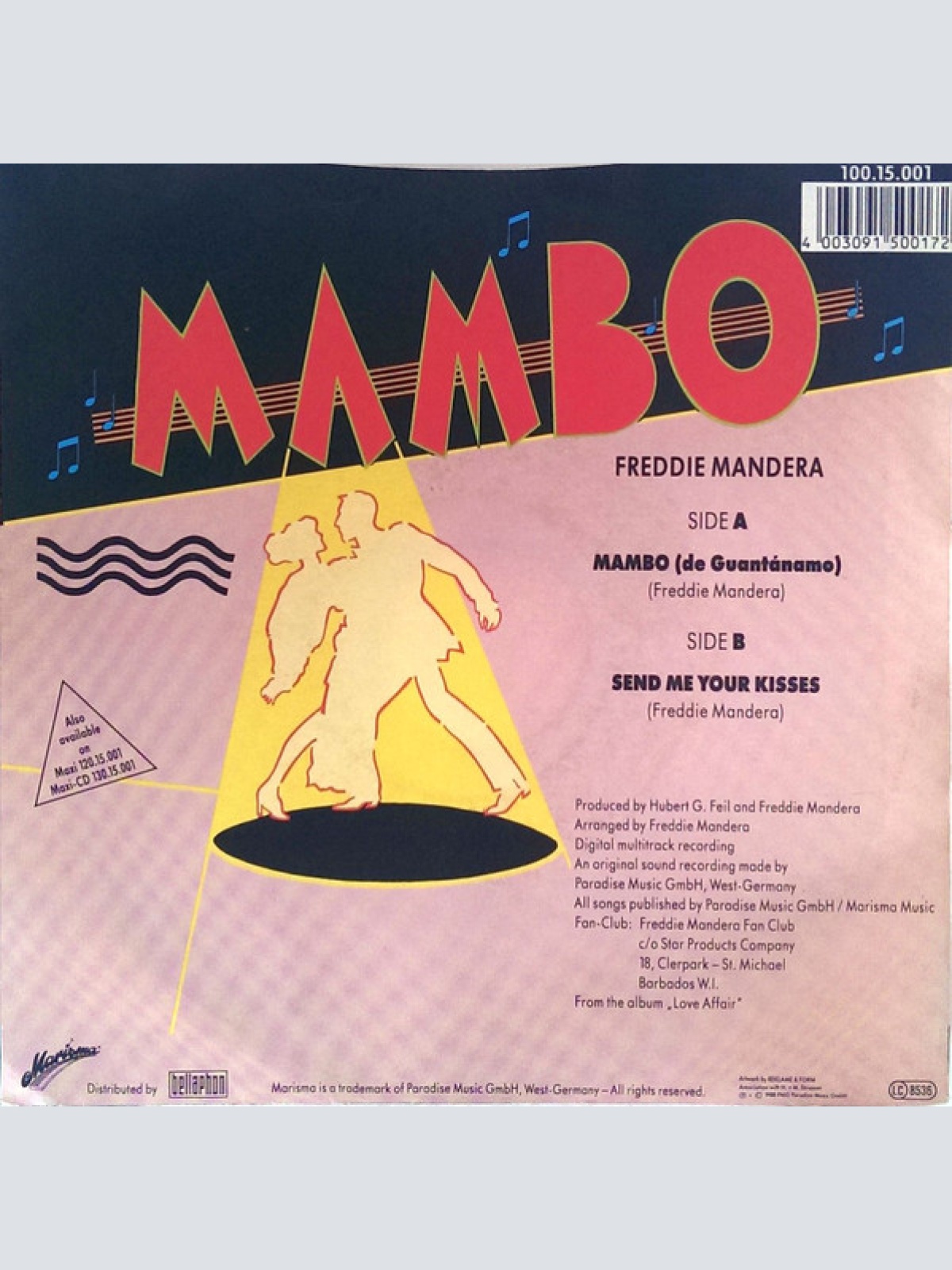 Vinyl / Freddie Mandera - Mambo (De Guantánamo)