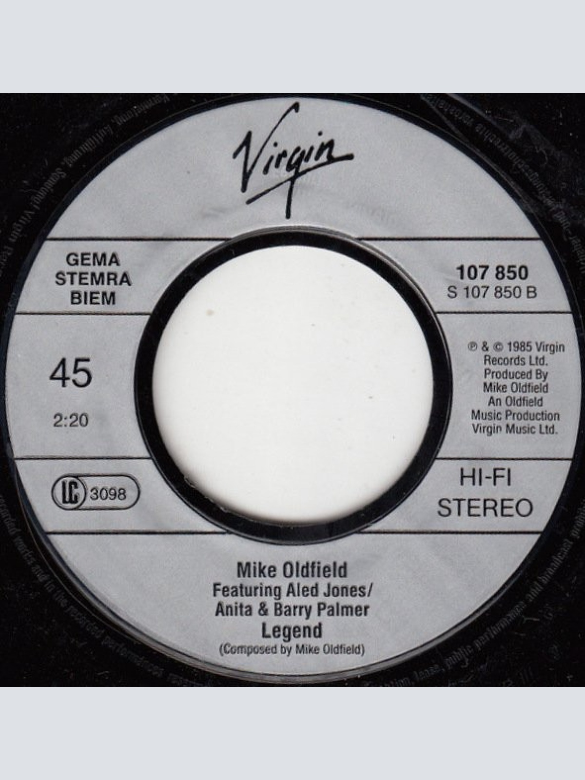 Vinyl / Mike Oldfield - Pictures In The Dark