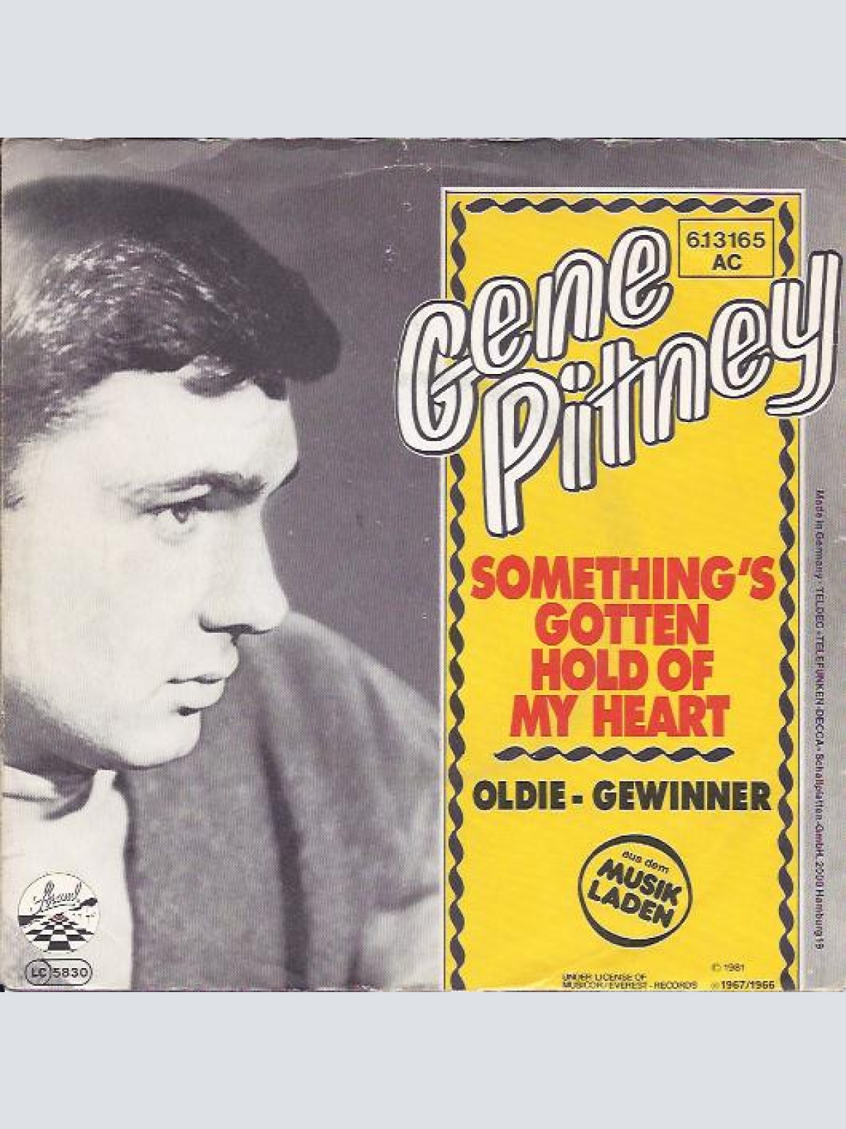 Vinyl / Gene Pitney - Something's Gotten Hold Of My Heart