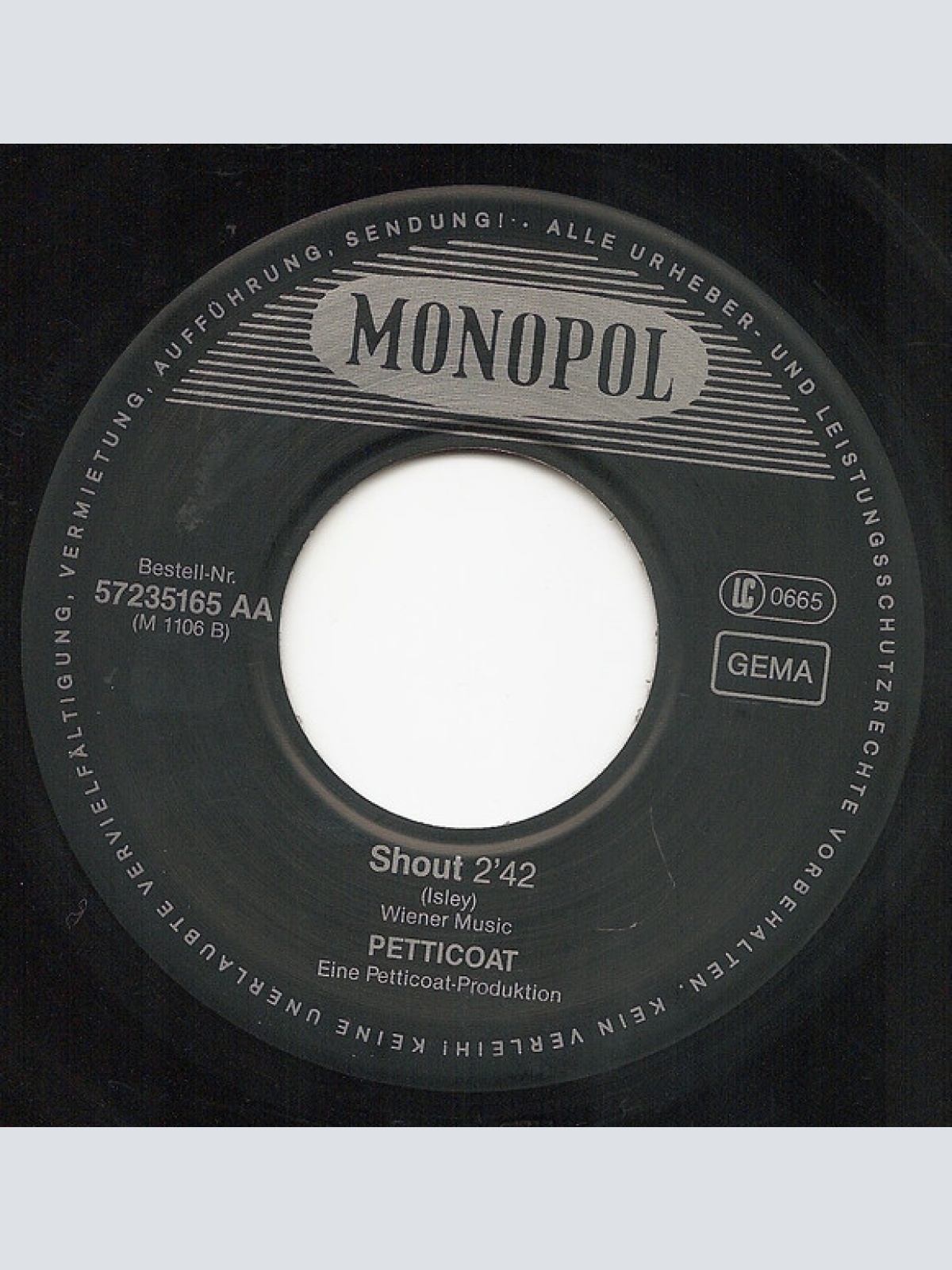 Vinyl / Petticoat - Lollipop