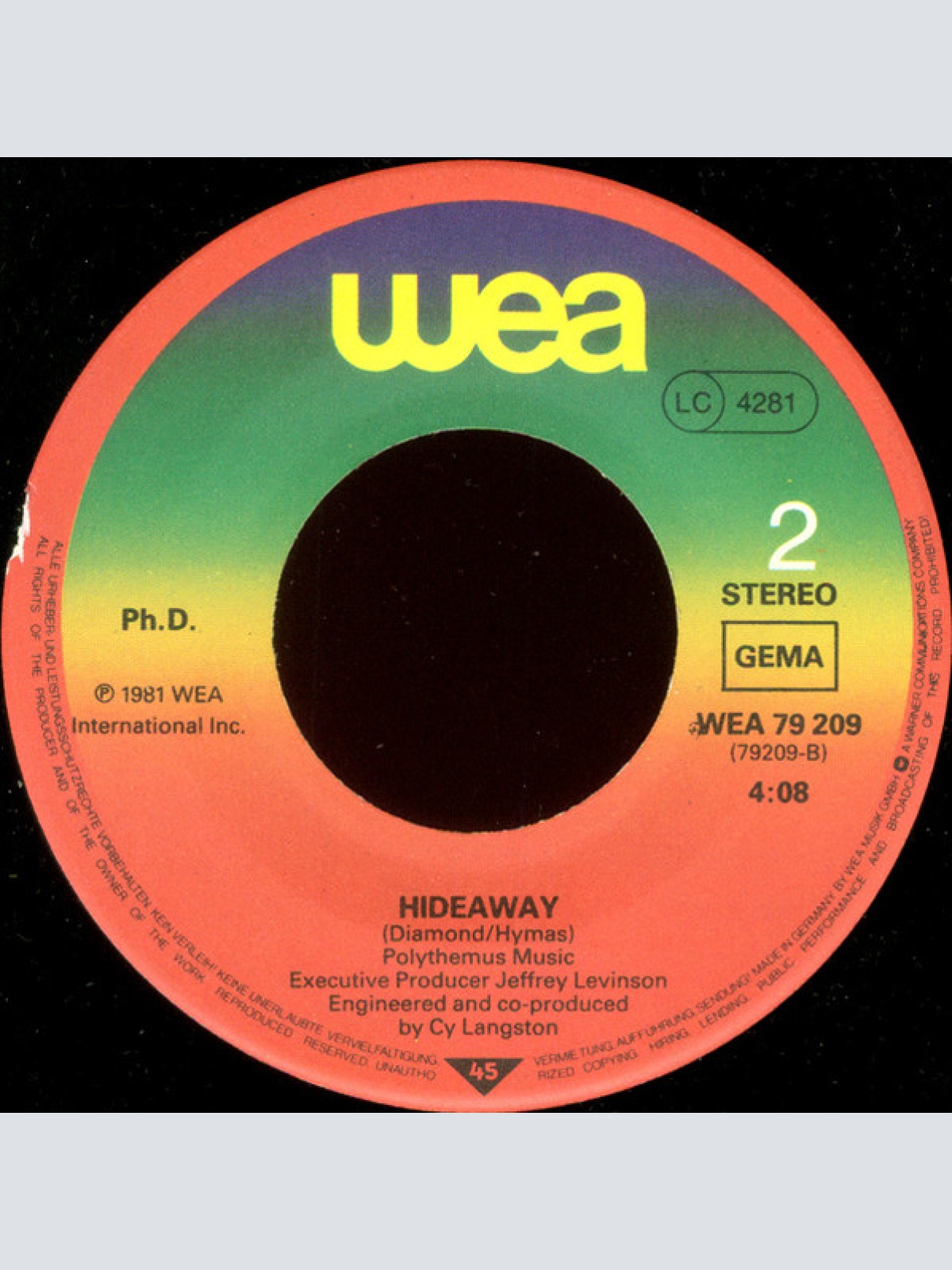 Vinyl / Ph.D. - I Won't Let You Down