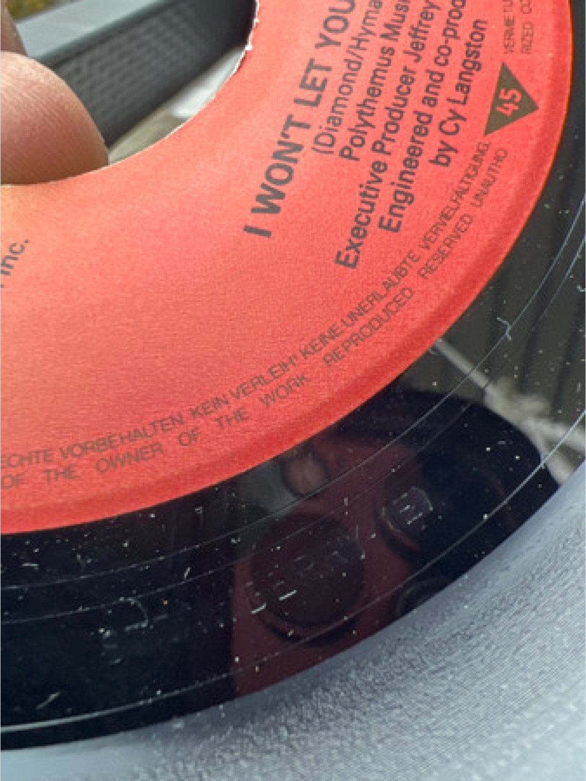 Vinyl / Ph.D. - I Won't Let You Down