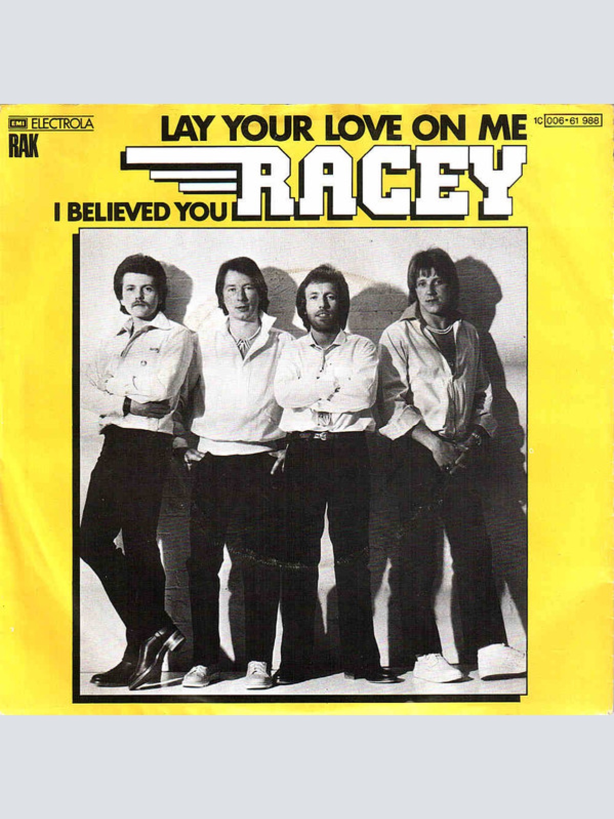 Vinyl / Racey - Lay Your Love On Me