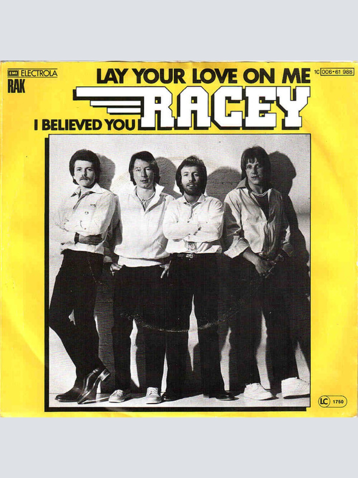 Vinyl / Racey - Lay Your Love On Me