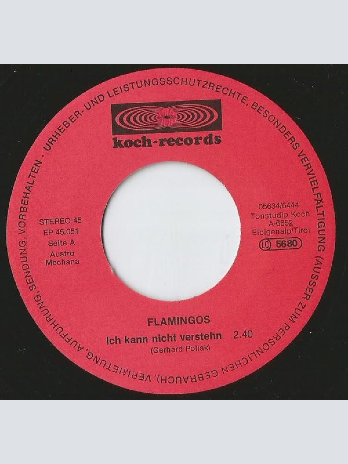 Vinyl / Flamingos (4) - Ich Kann Nicht Verstehn