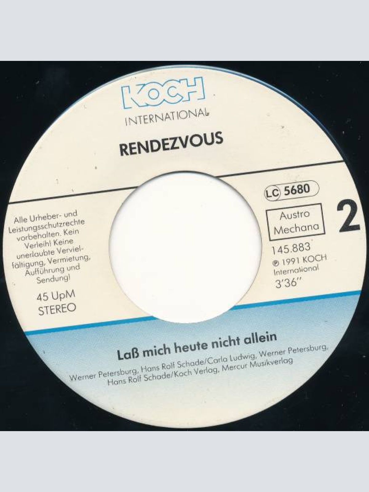 Vinyl / Rendezvous - Copacabana Bei Nacht