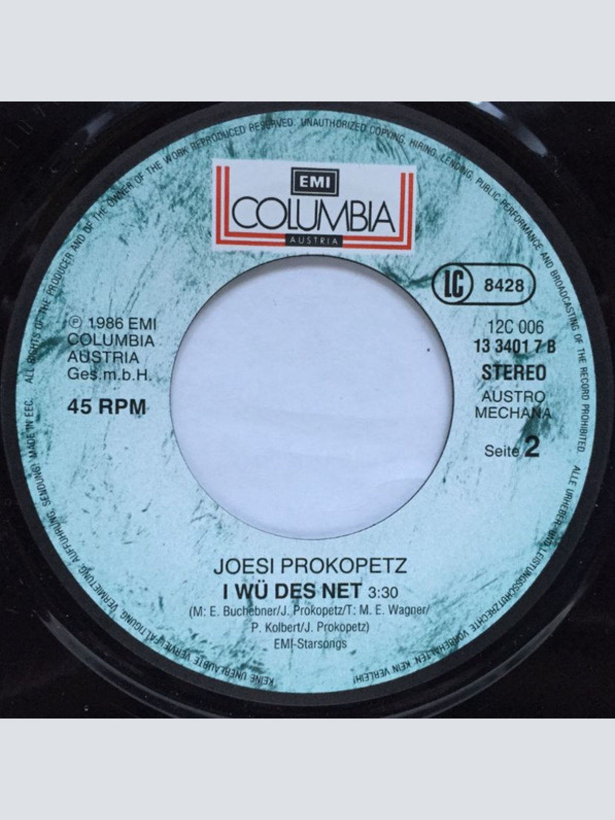 Vinyl / Joesi Prokopetz - Erwachsen