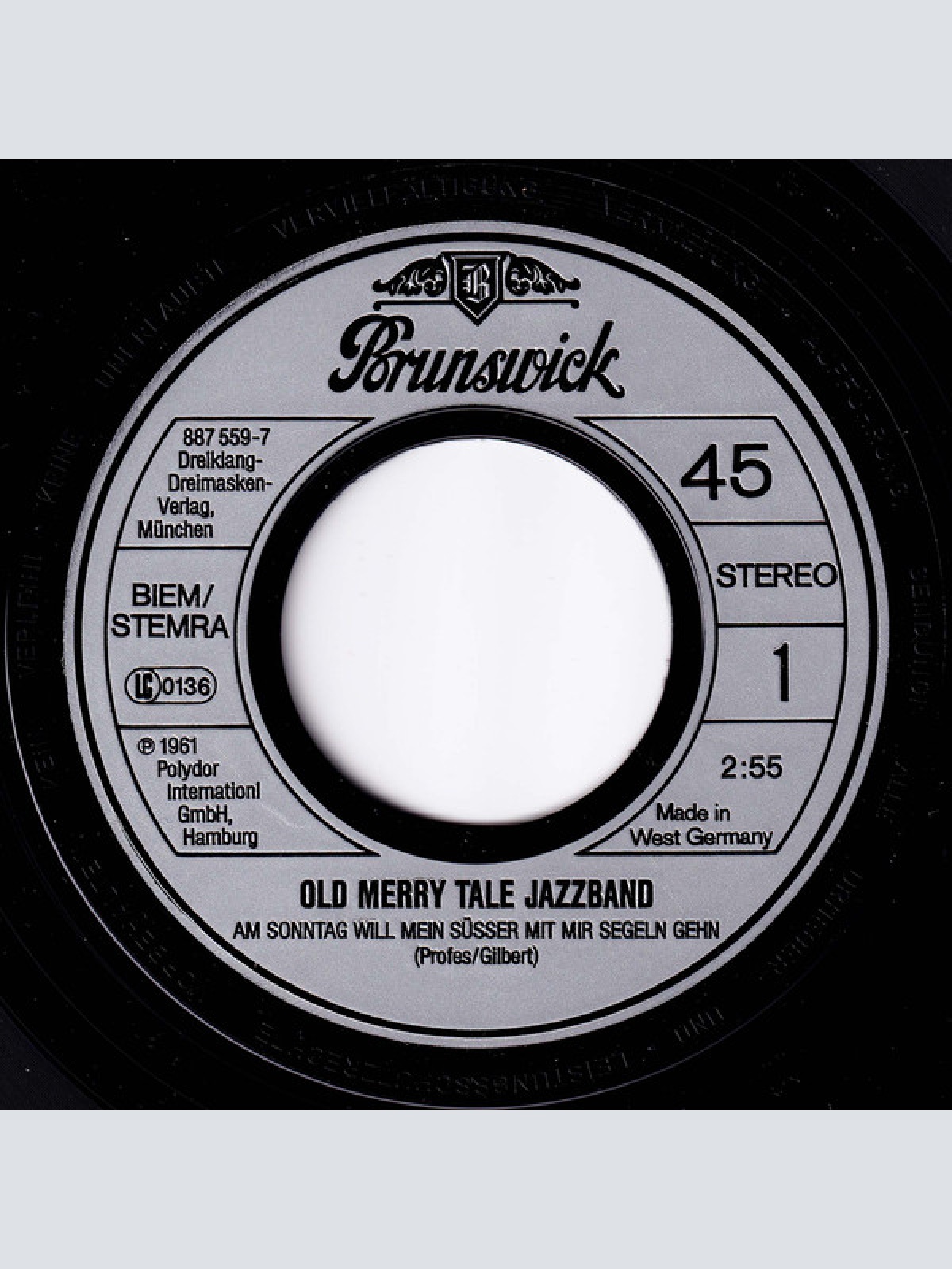 Vinyl / Old Merry Tale Jazzband - Am Sonntag Will Mein Süßer Mit Mir Segeln Gehen