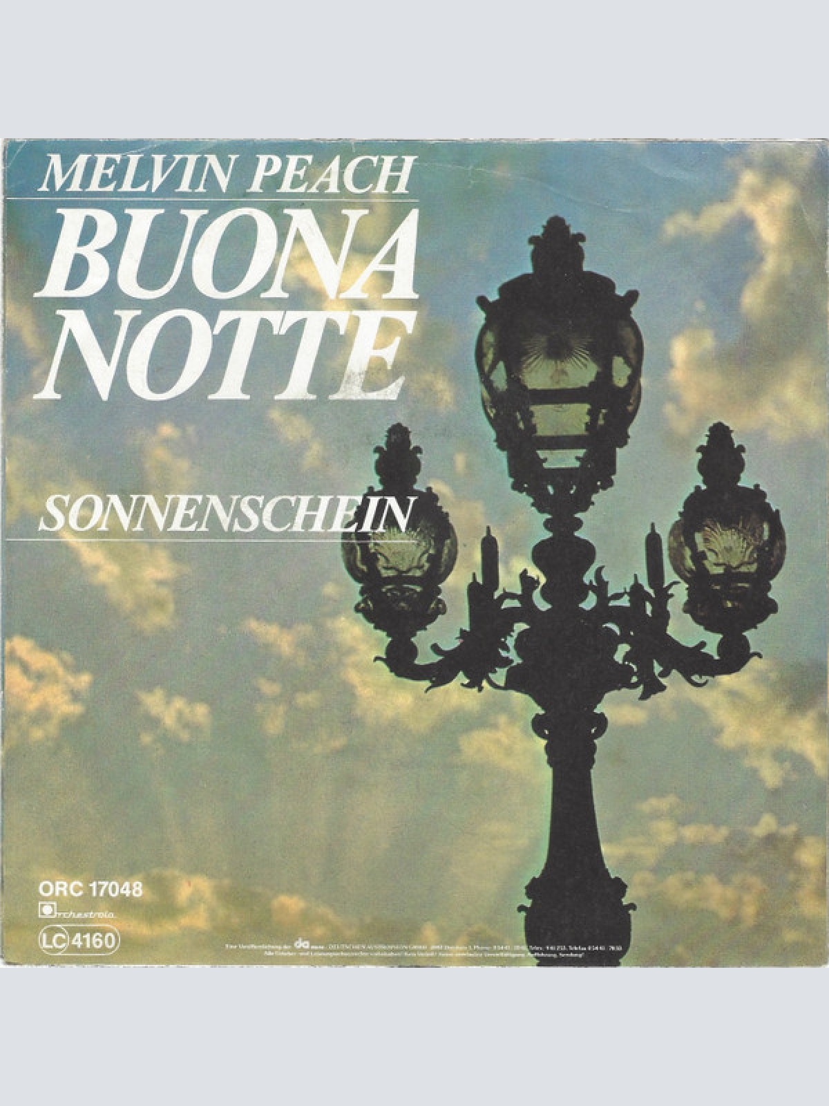 Vinyl / Melvin Peach - Buona Notte