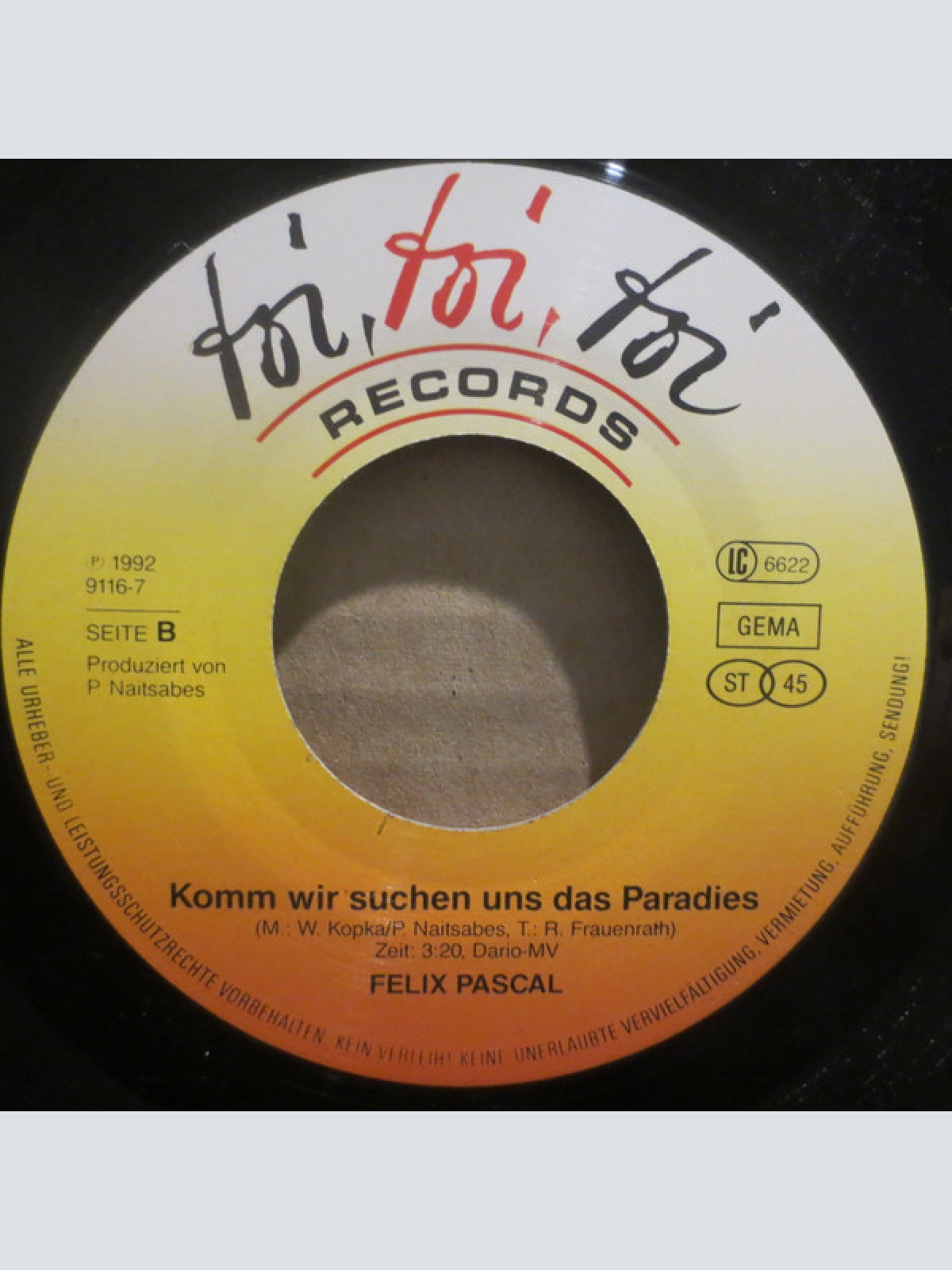 Vinyl / Felix Pascal - Darling Glaub Mir Das Ist Liebe