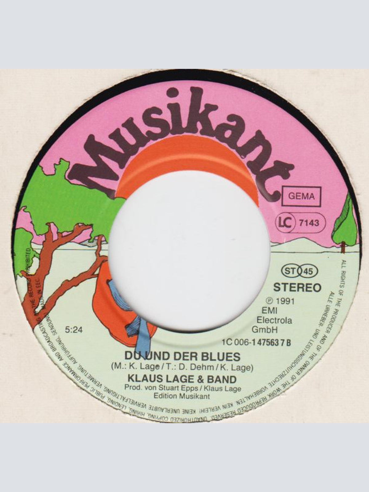 Vinyl / Klaus Lage & Band* - Nichts Erinnert Mich