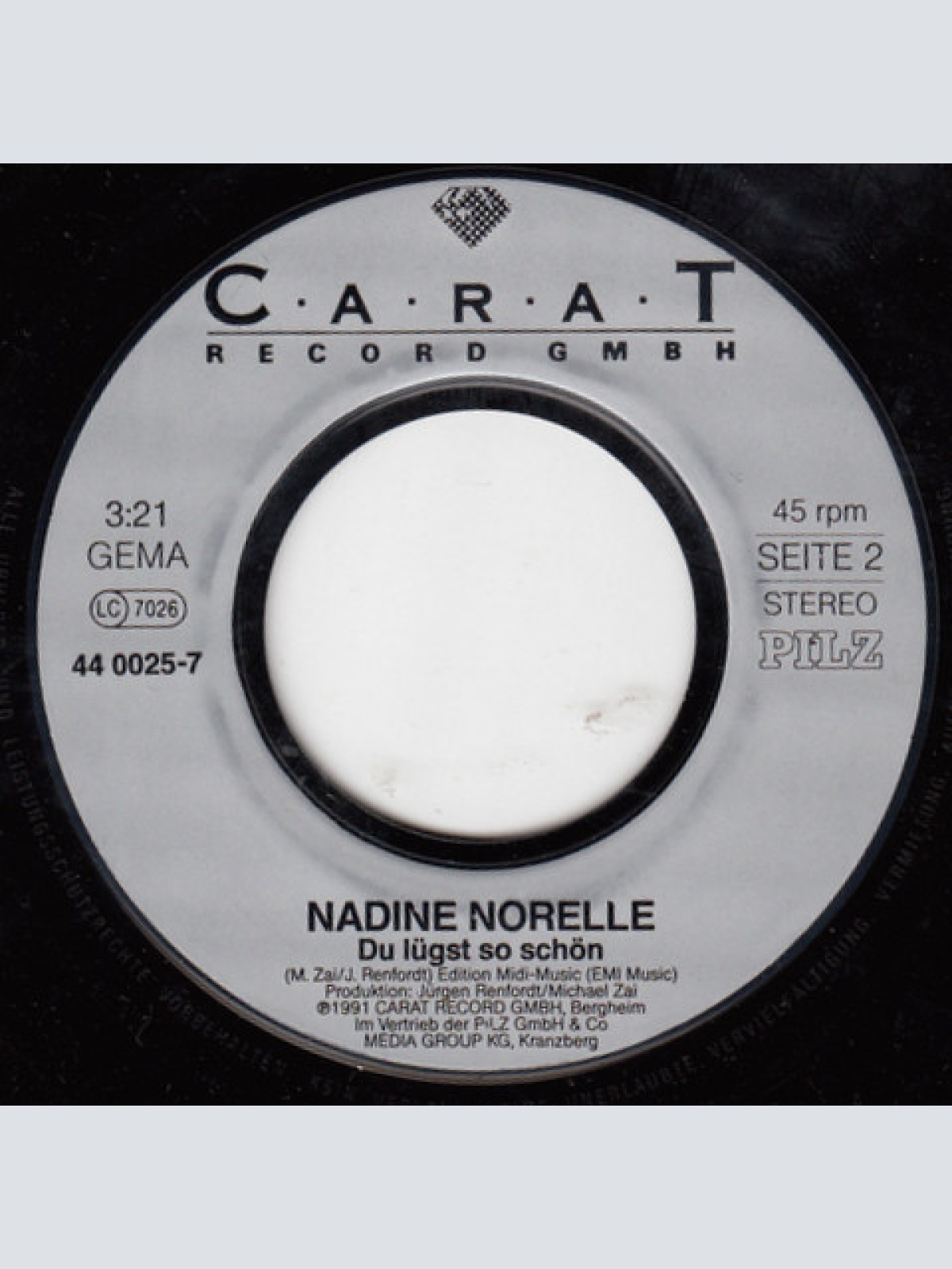 Vinyl / Nadine Norelle* - Ich Wollte Dich Nicht Brauchen