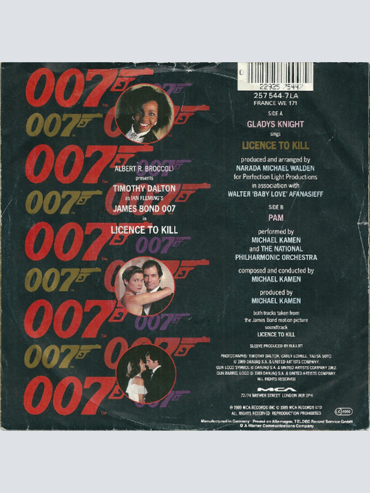 Vinyl / Gladys Knight - Licence To Kill