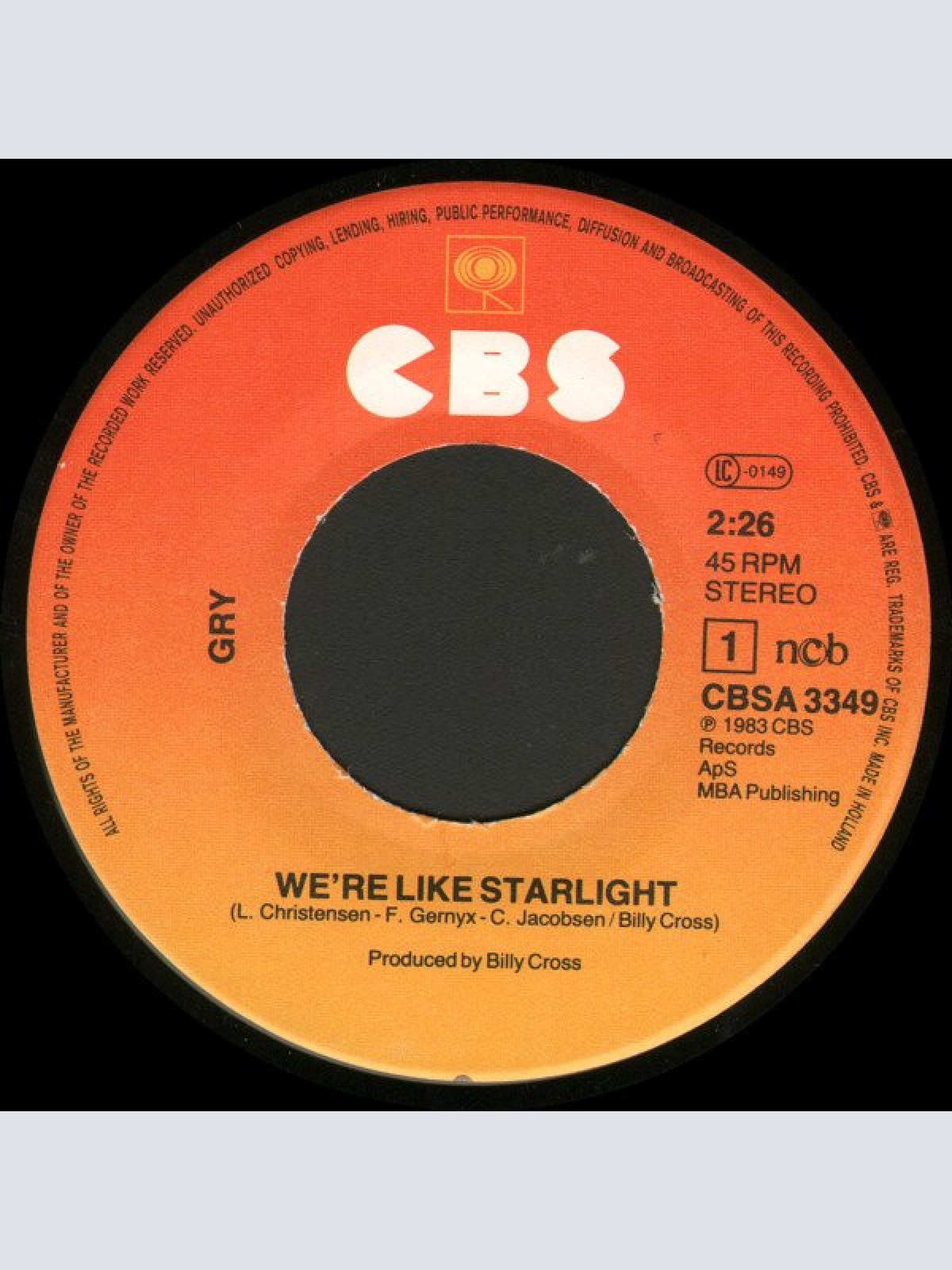 Vinyl / Gry (3) - We're Like Starlight