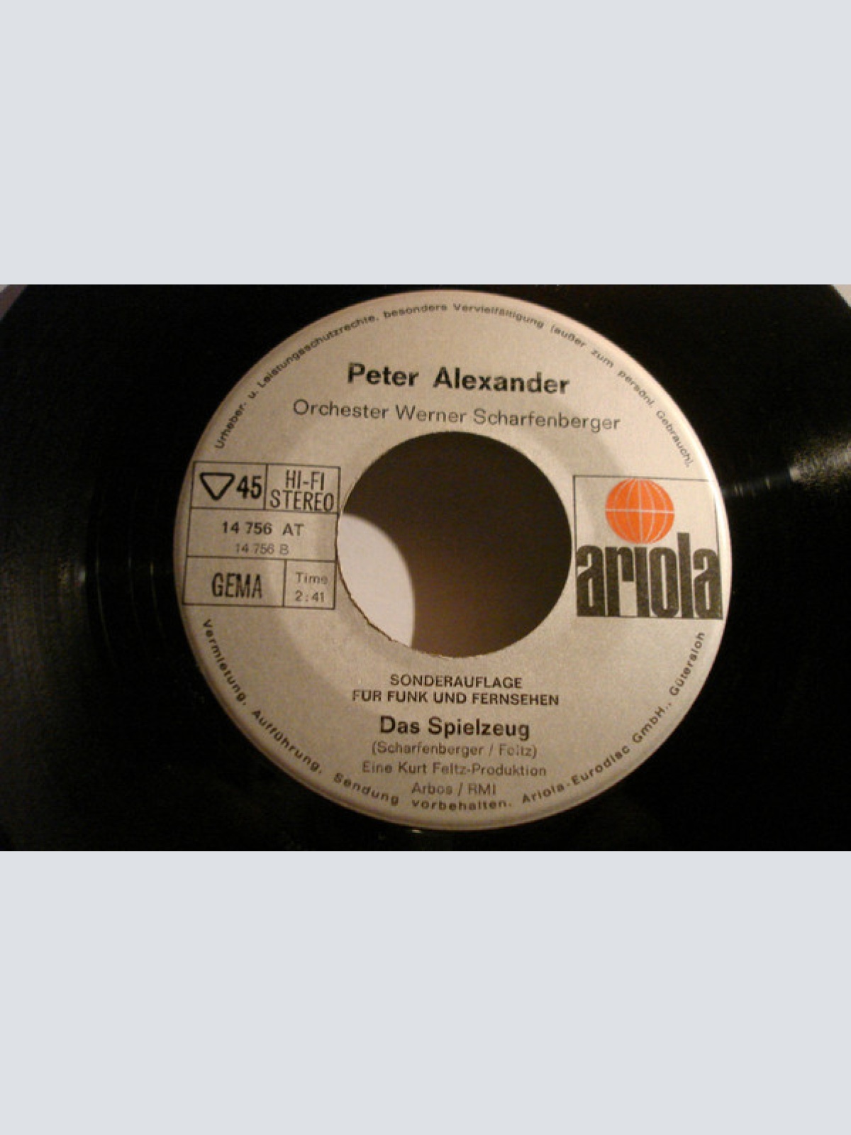 Vinyl / Peter Alexander - Tom-Tom Boy