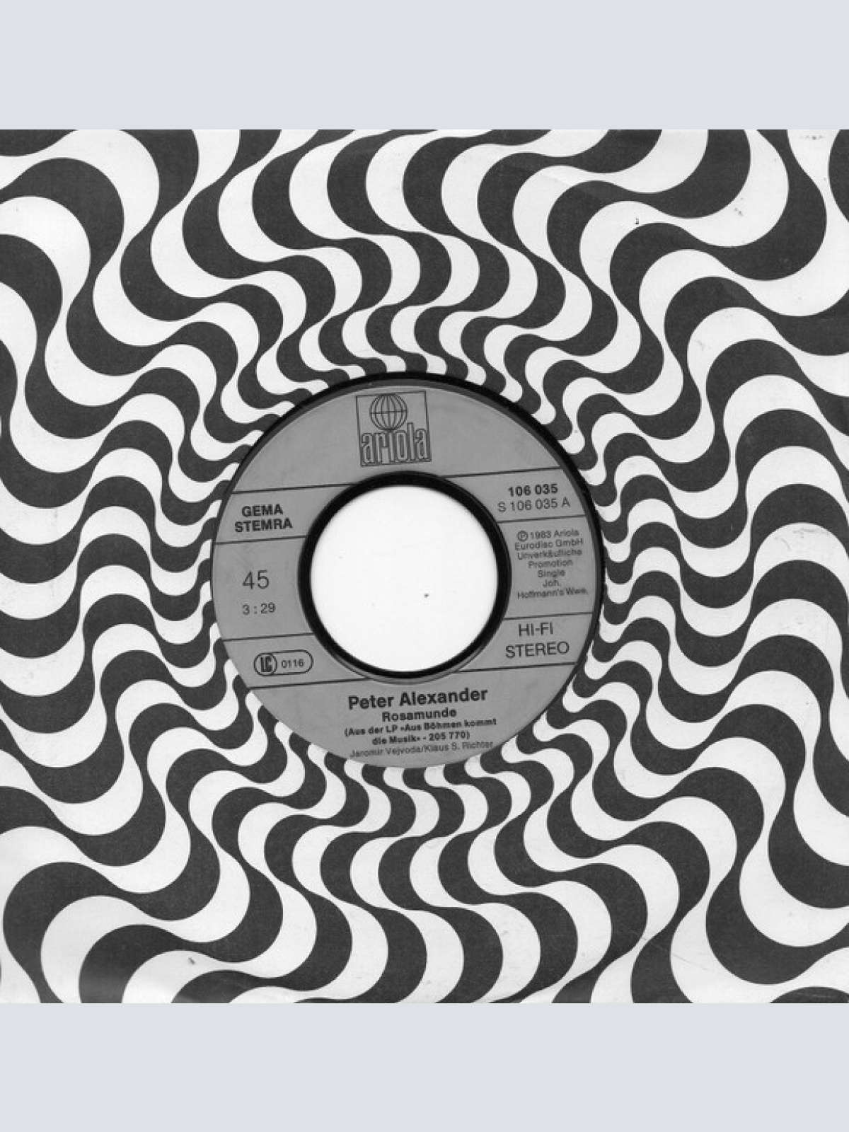 Vinyl / Peter Alexander - Rosamunde