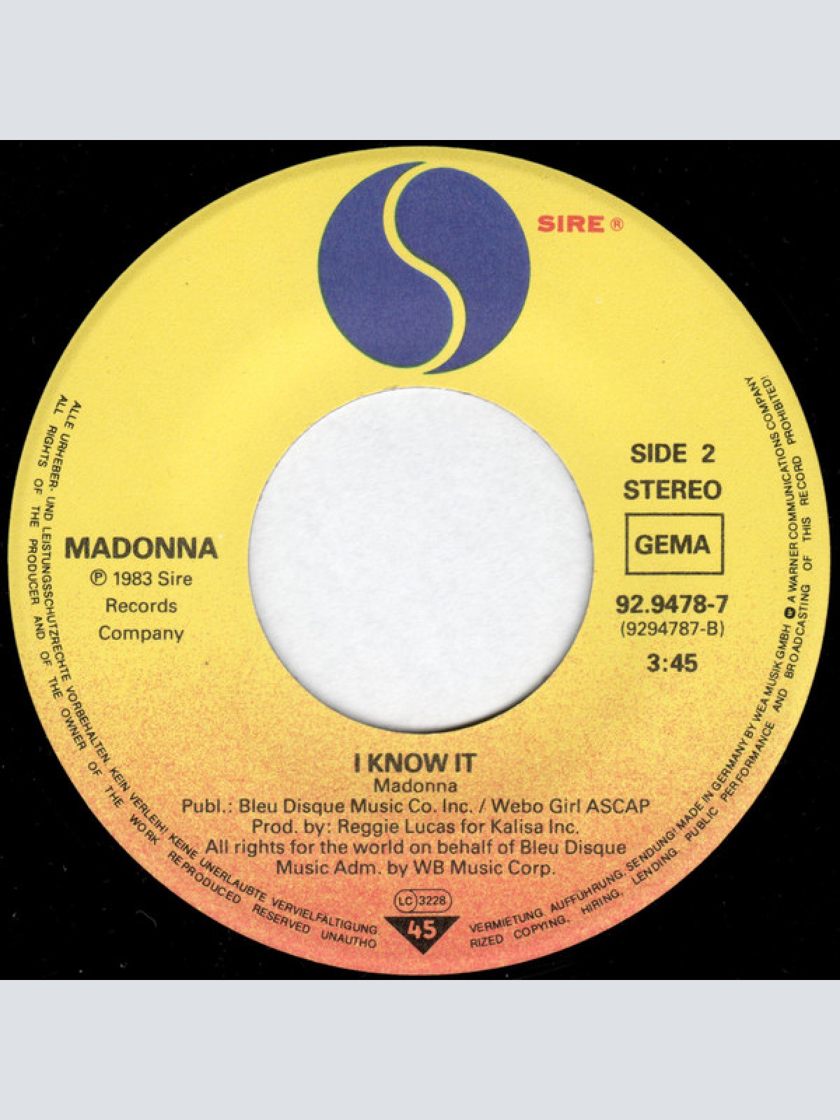 Vinyl / Madonna - Holiday