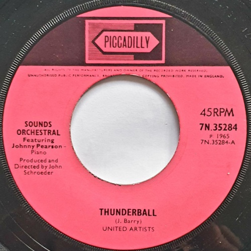 Vinyl / Sounds Orchestral Featuring Johnny Pearson - Thunderball