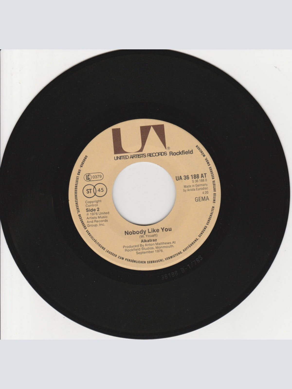 Vinyl / Alkatraz (5) - Nito Bendito