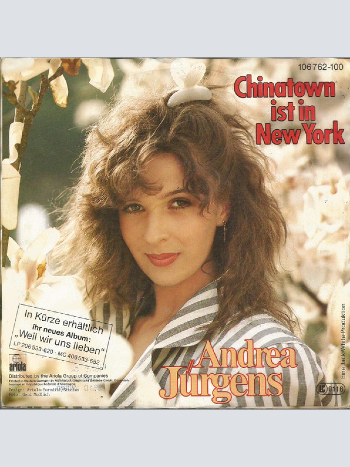 Vinyl / Andrea Jürgens - Chinatown Ist In New York