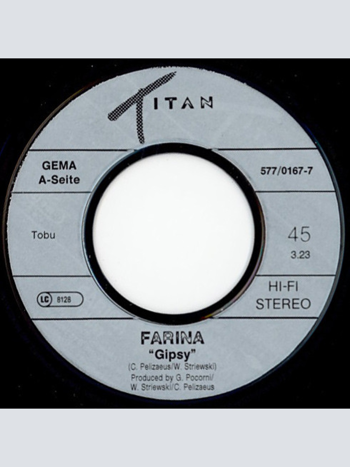Vinyl / Farina (6) - Gipsy