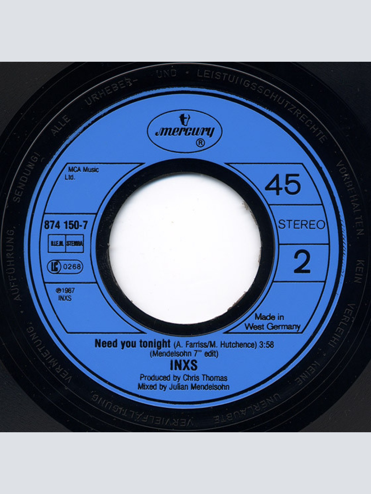 Vinyl / INXS - Mystify