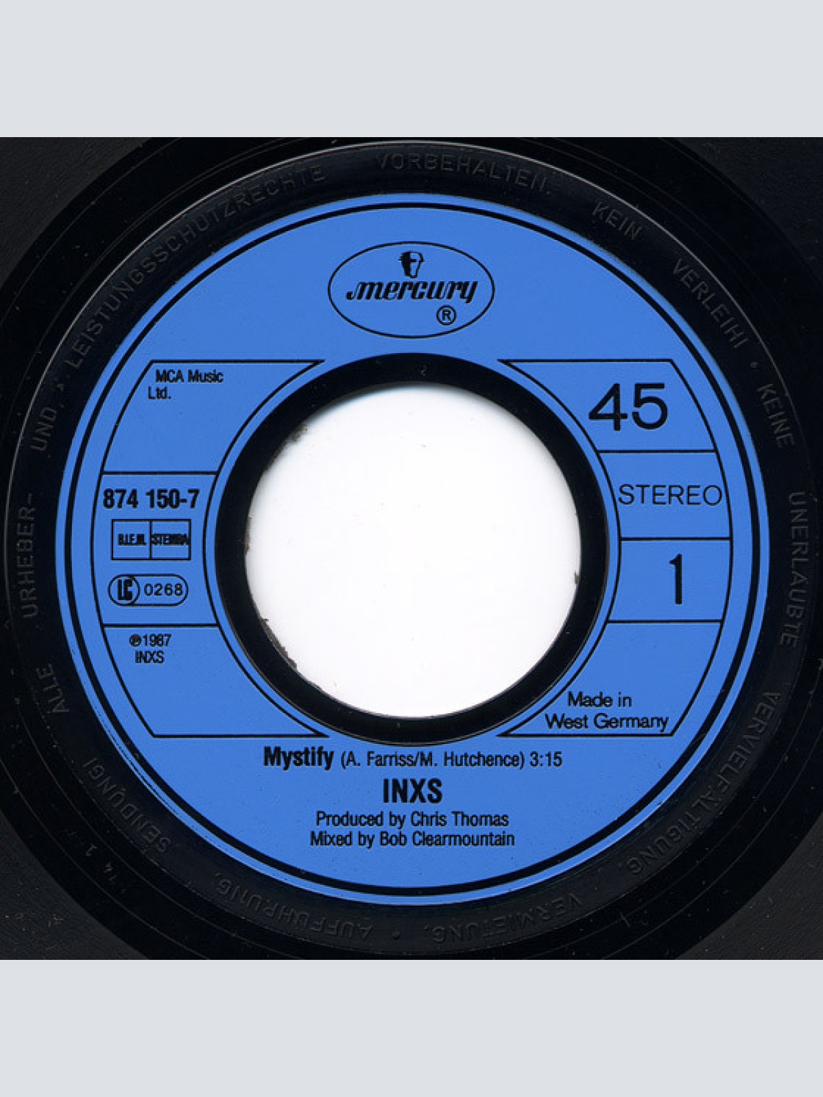 Vinyl / INXS - Mystify