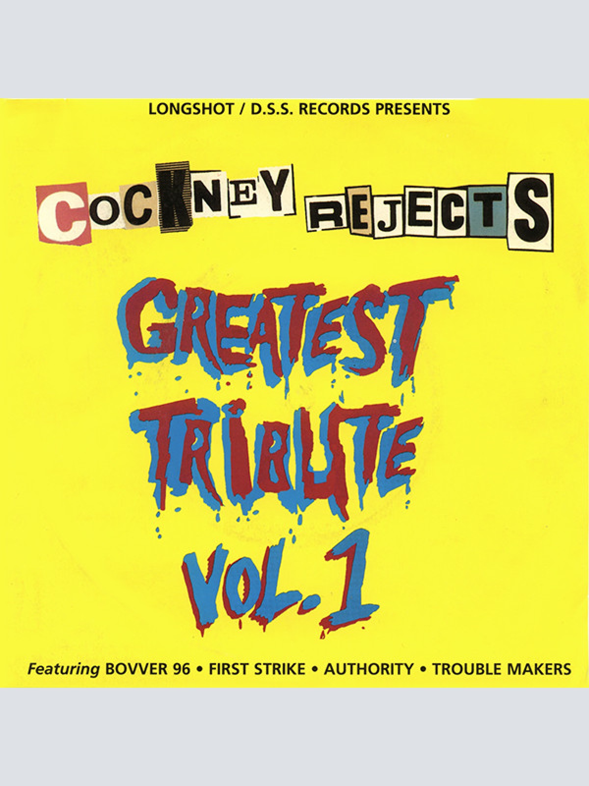 Vinyl / Various - Cockney Rejects Greatest Tribute Vol.1