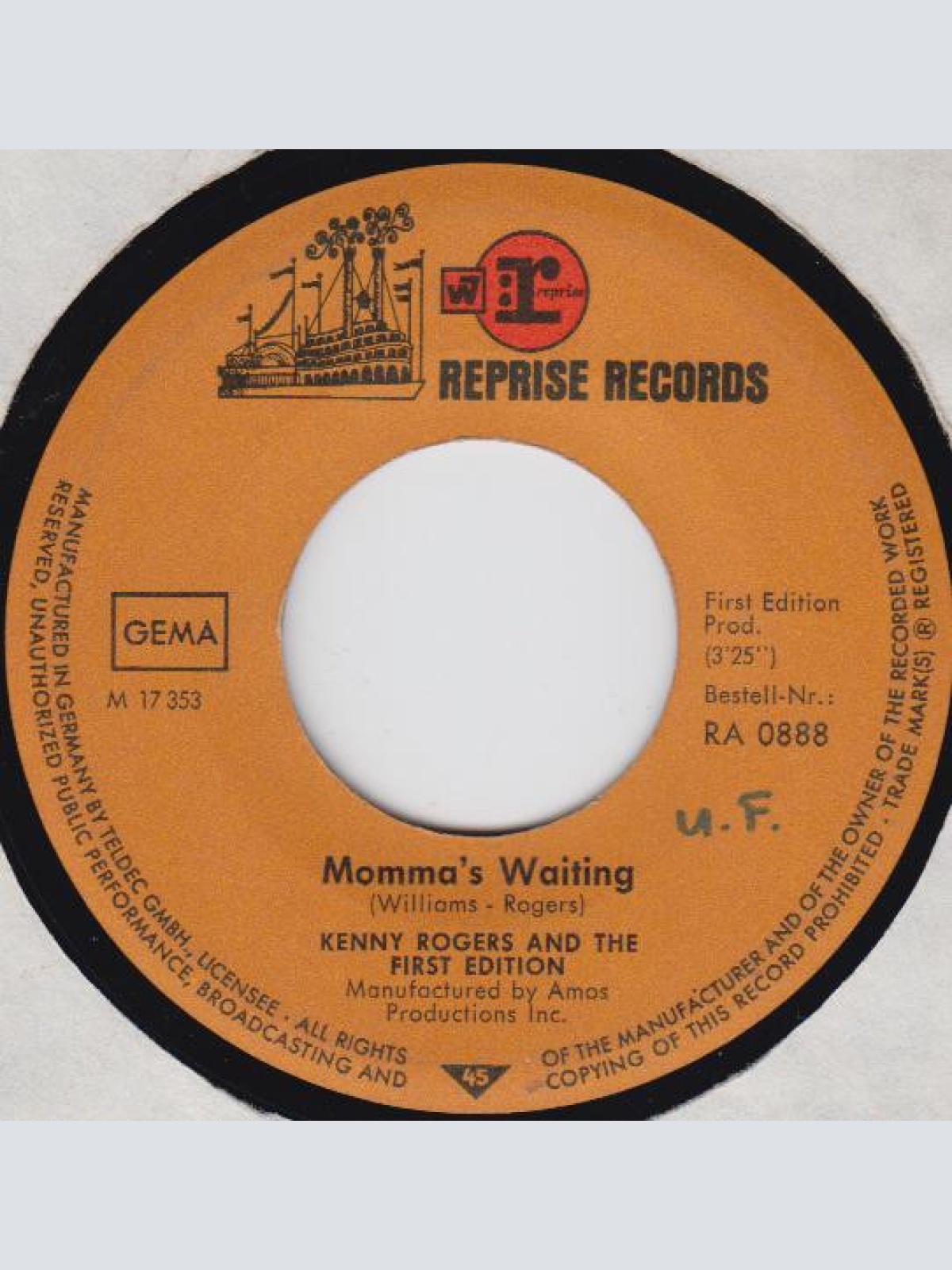 Vinyl / Kenny Rogers And The First Edition* - Something's Burning