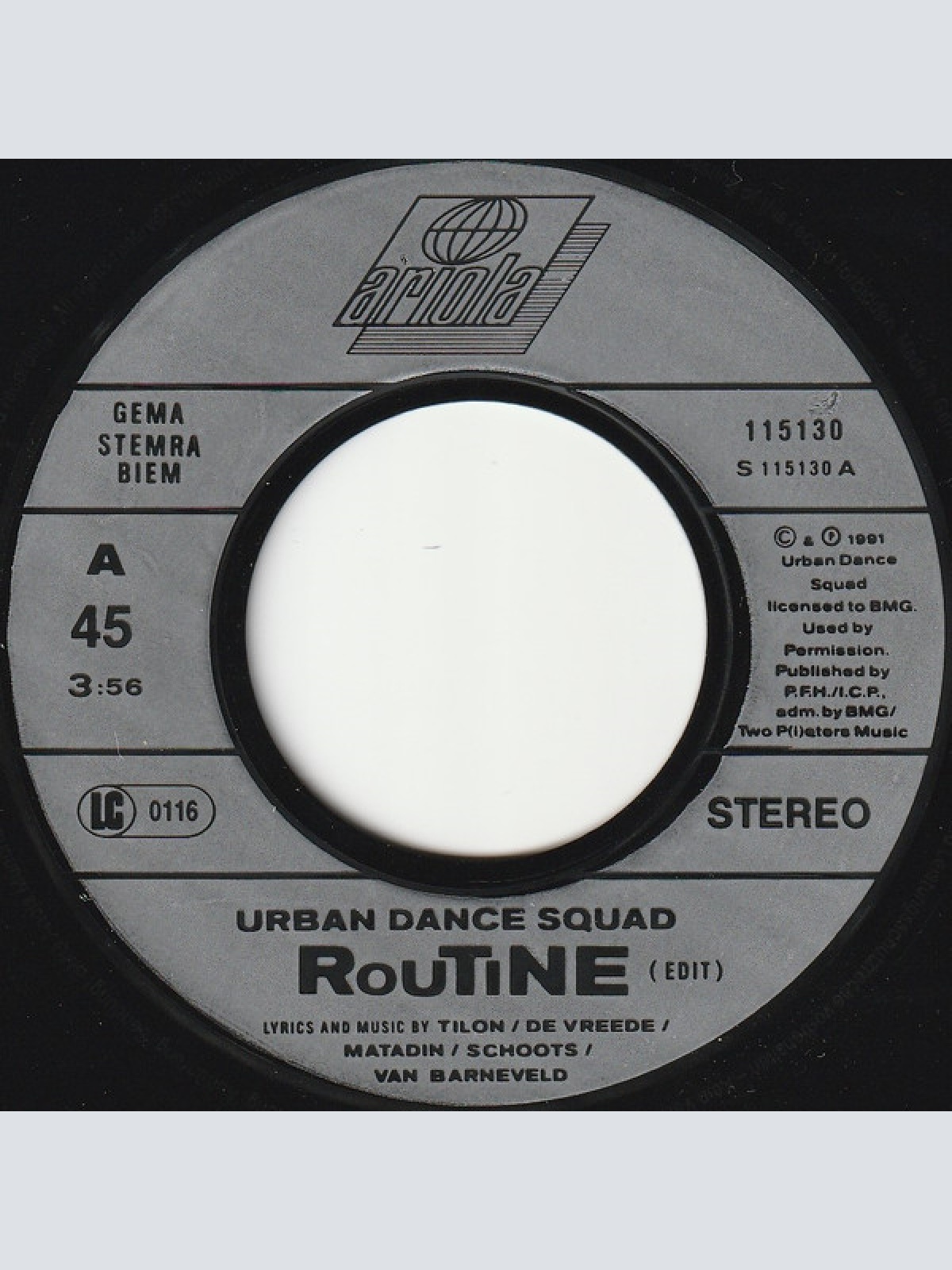 Vinyl / Urban Dance Squad - Routine (Edit)