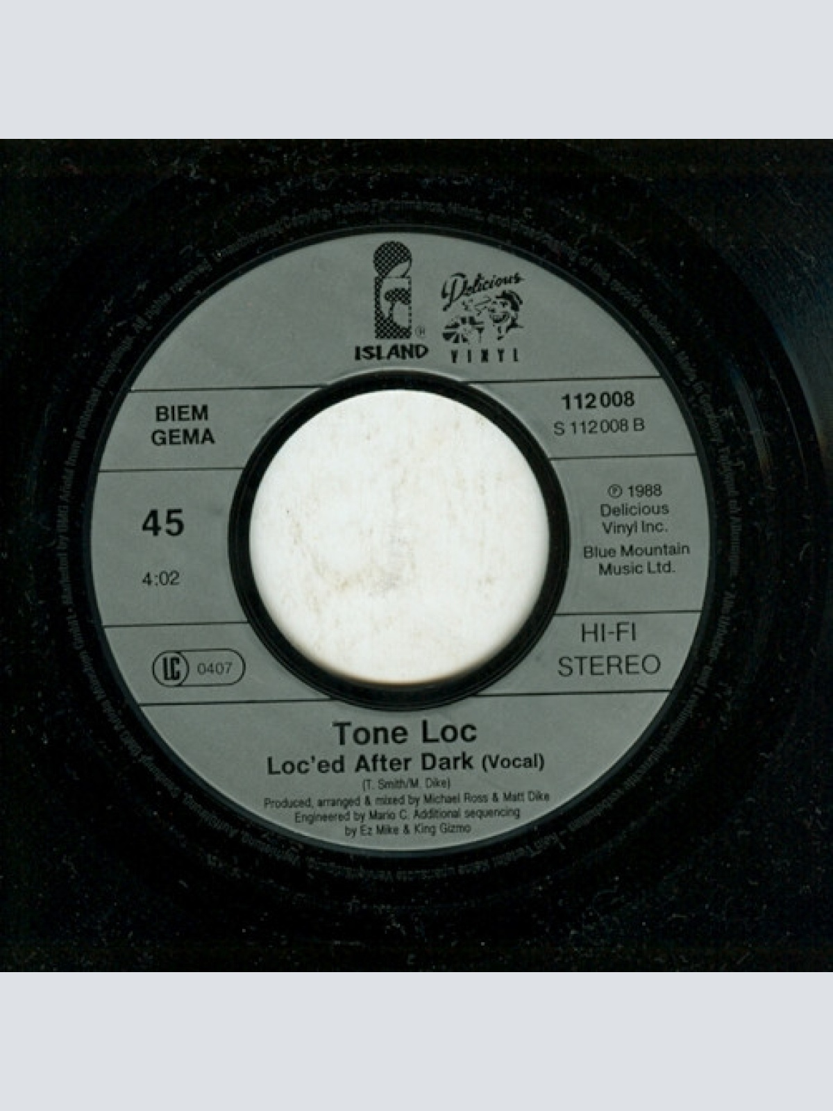 Vinyl / Tone Loc - Wild Thing