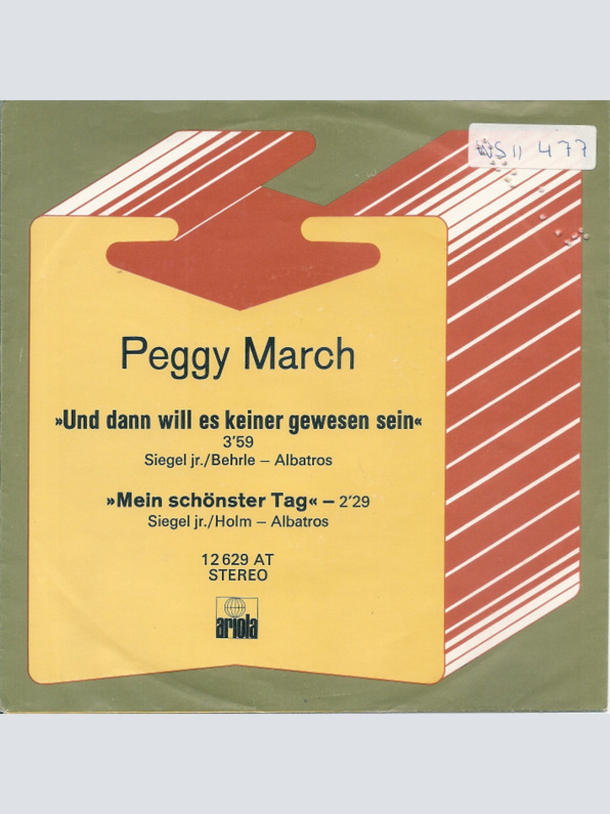 Vinyl / Peggy March - Und Dann Will Es Keiner Gewesen Sein