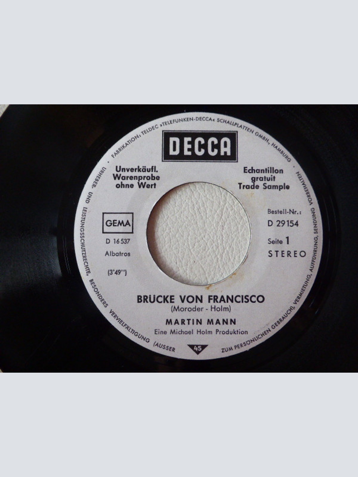 Vinyl / Martin Mann - Brücke Von San Francisco