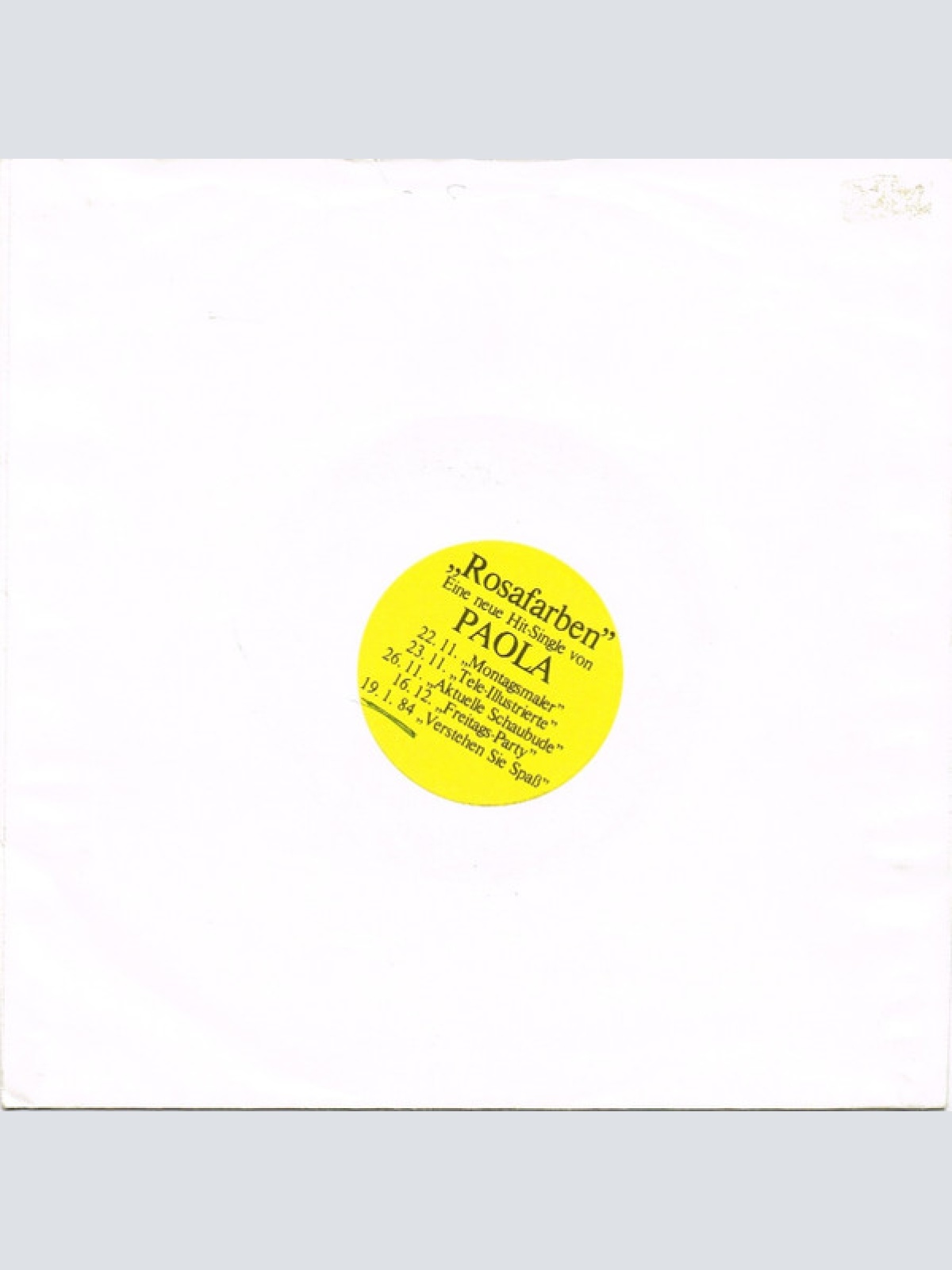 Vinyl / Paola (2) - Rosafarben