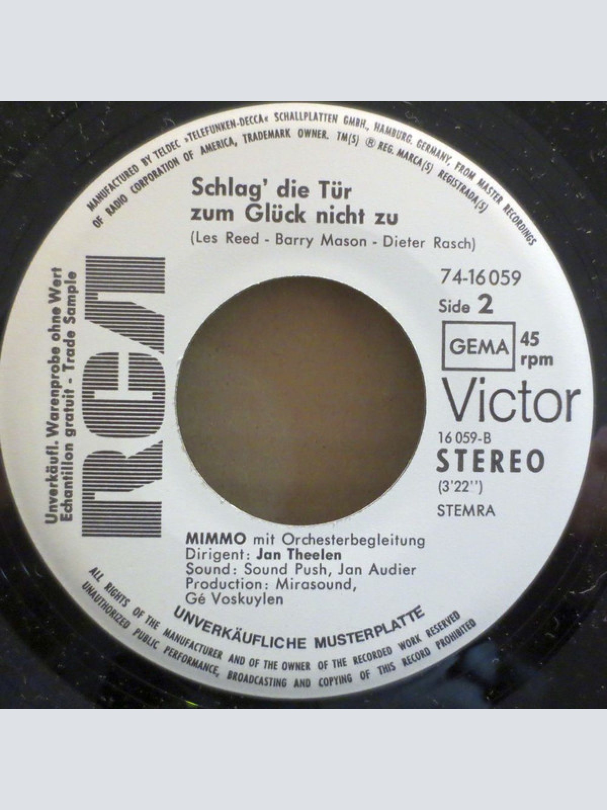 Vinyl / Mimmo (2) - Schön Wird Es Sein