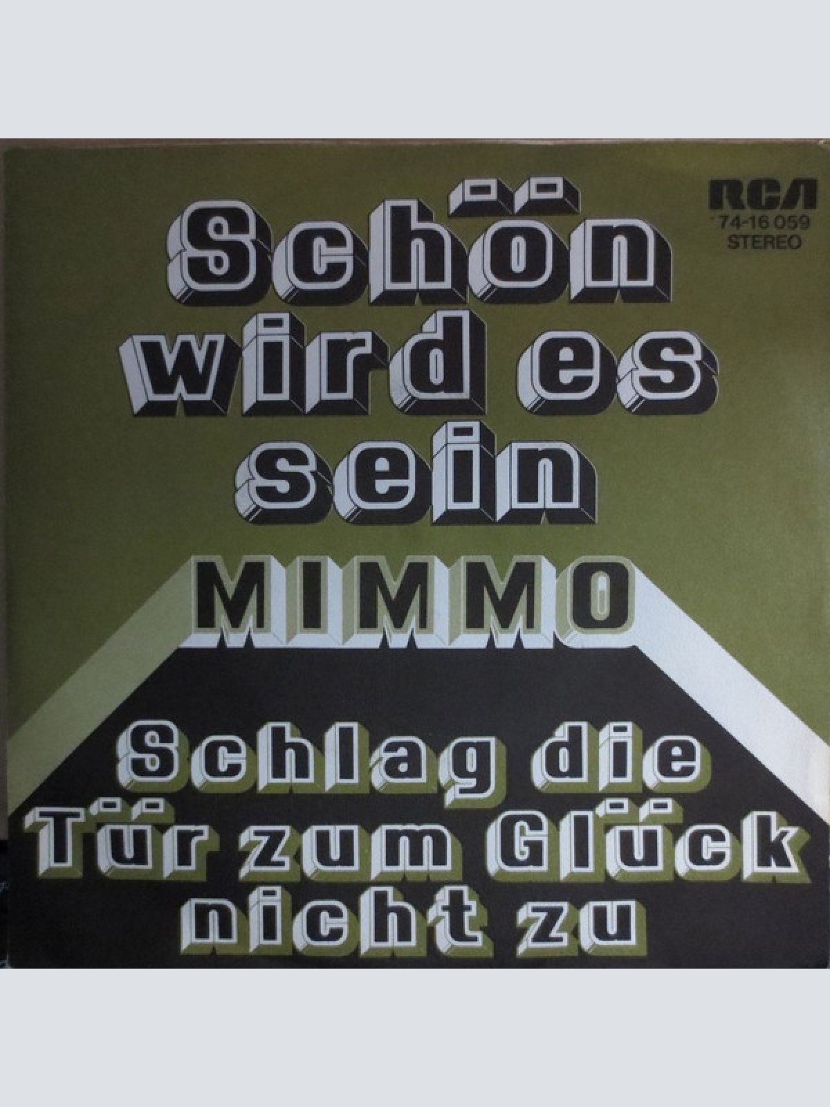 Vinyl / Mimmo (2) - Schön Wird Es Sein