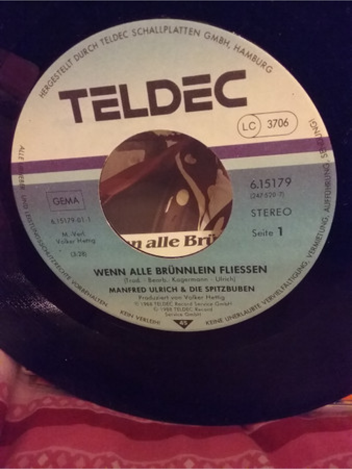 Vinyl / Manfred Ulrich Und Die Spitzbuben - Nun Ade Du Mein Lieb Heimatland / Wenn Alle Brünnlein Fließen