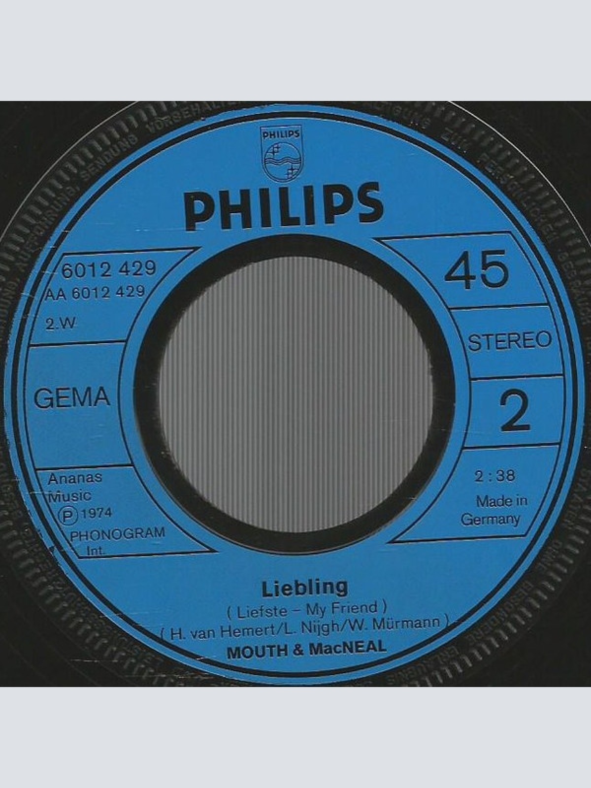 Vinyl / Mouth & MacNeal - Ein Gold'ner Stern = I See A Star