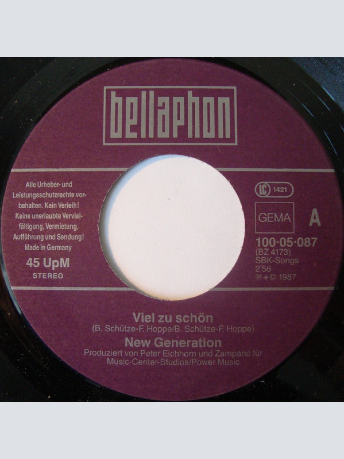 Vinyl / New Generation (12) - Viel Zu Schön