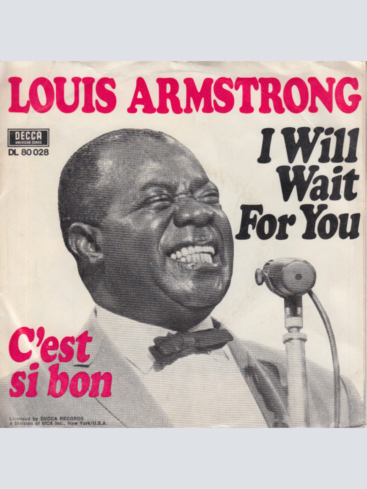 Vinyl / Louis Armstrong - I Will Wait For You