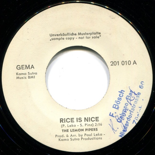 Vinyl / The Lemon Pipers - Rice Is Nice