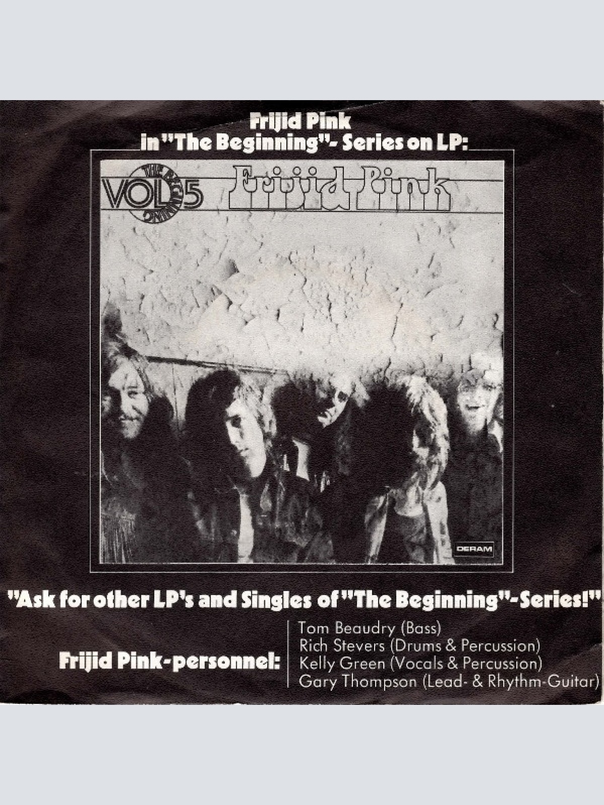 Vinyl / Frijid Pink - House Of The Rising Sun / Sing A Song For Freedom